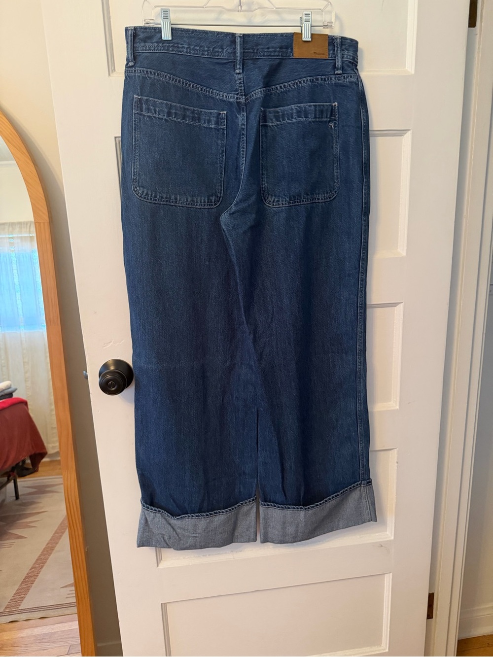 Madewell Superwide-Leg Cuffed Jeans - size 30 - Picture 7 of 11